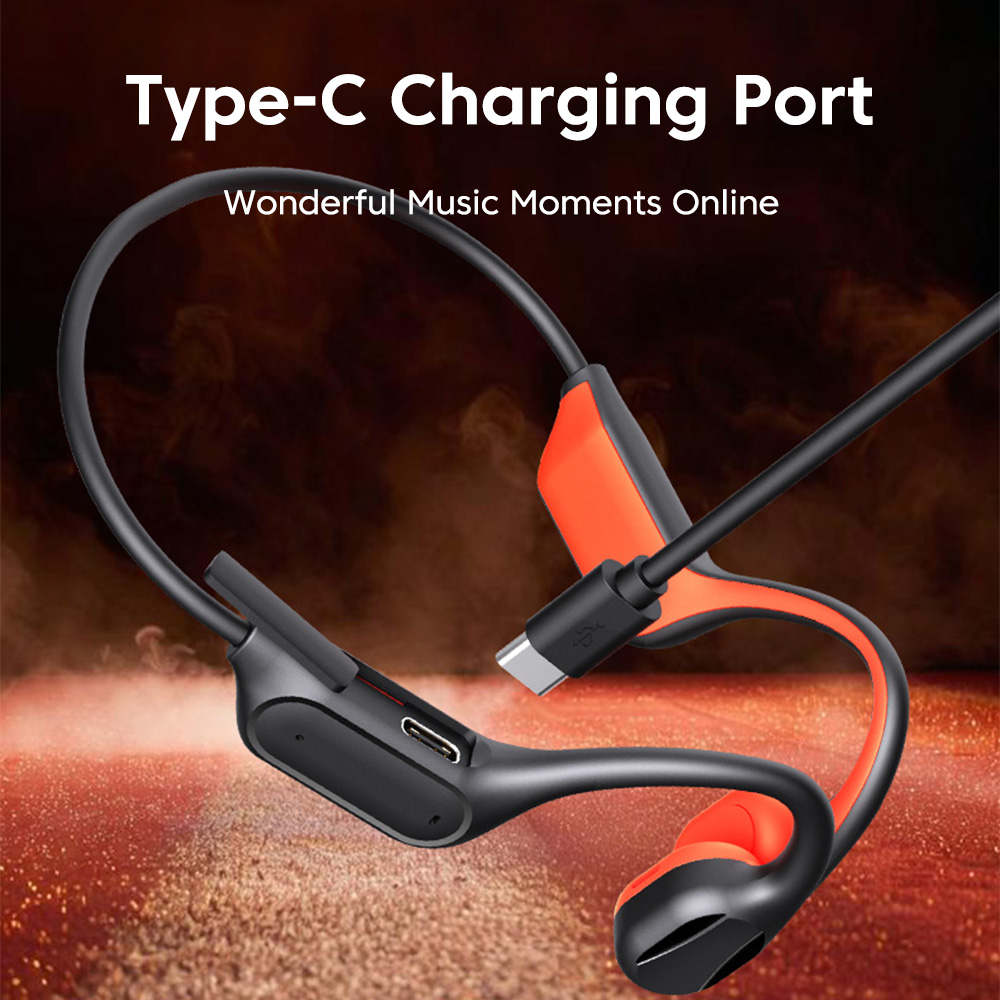 Anc Wireless Over Ear Headphones - Bone-Conduction Sports Headphones Bluetooth 6.0 Over-ear