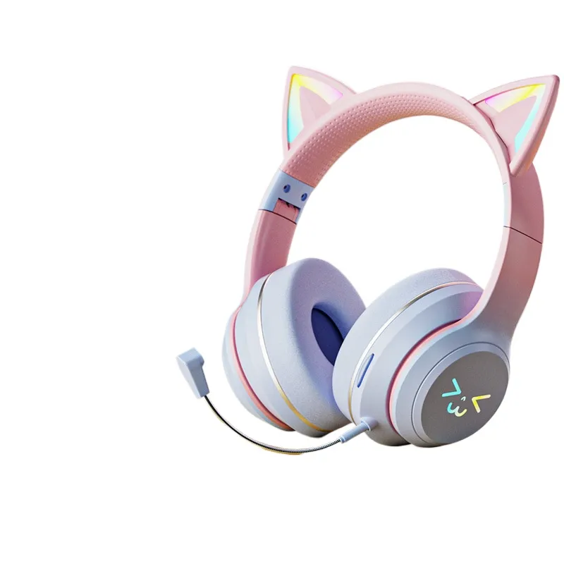 Cat Ear Wireless Bluetooth Hea - Cat Ear Bluetooth Headset Led ulasan dan harga