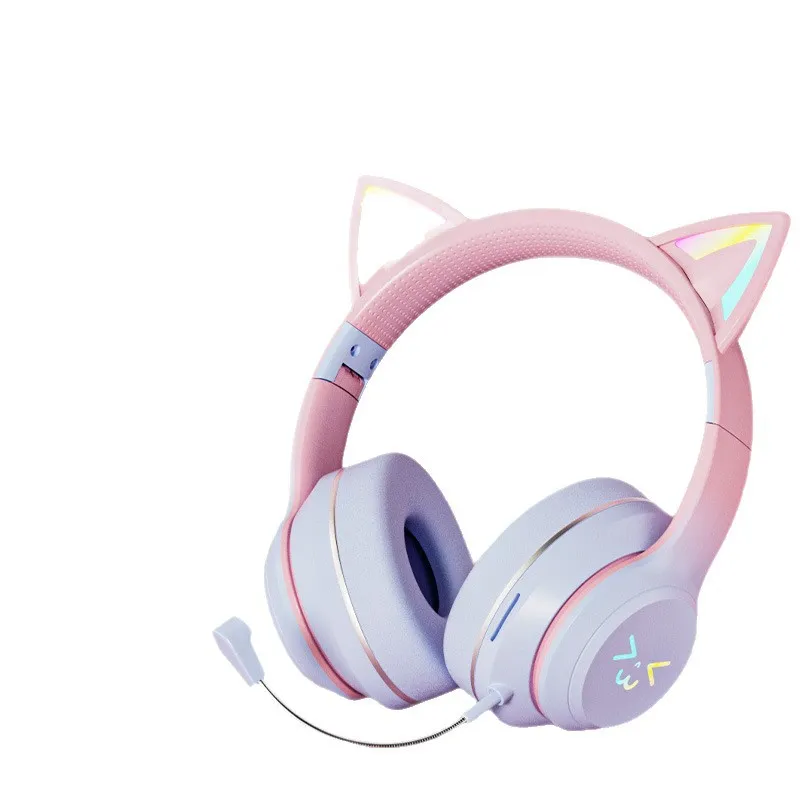Cat Ear Wireless Bluetooth Hea - Cat Ear Bluetooth Headset Led ulasan dan harga
