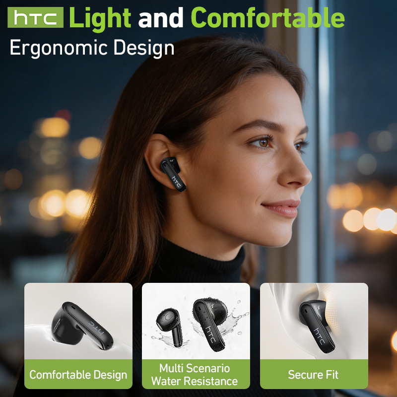 HTC NE94 Gaming TWS Earphones  - Headphones ulasan dan harga
