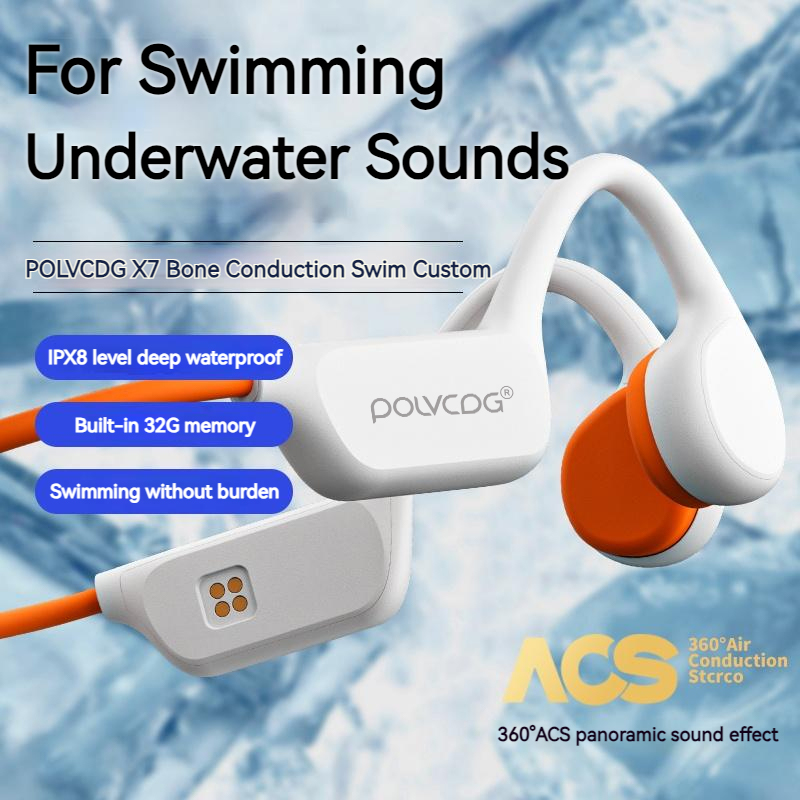 POLVCDG Bone Conduction Headse - Bone Conduction Running Headphones ulasan dan harga