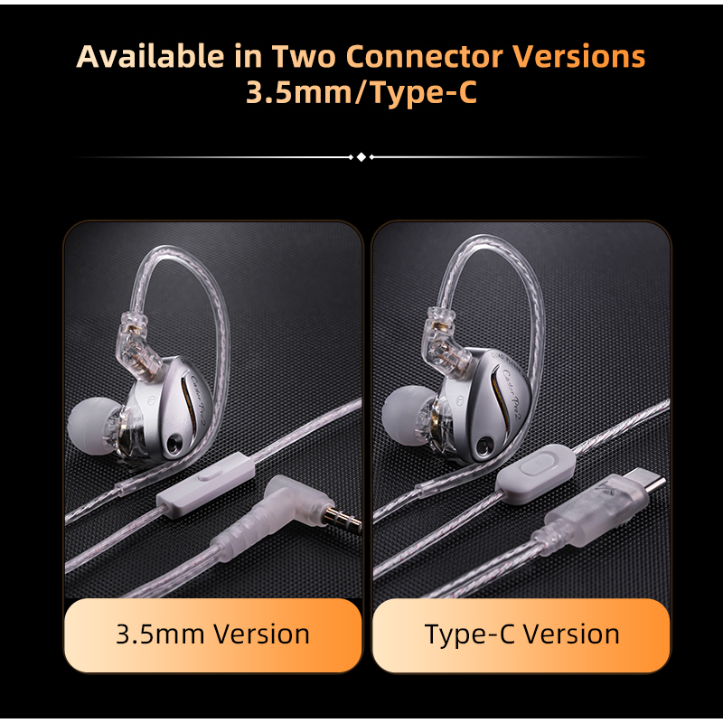 KZ Castor Pro 2 HiFi IEM Earph - Type C Wired Earphones With Mic ulasan dan harga