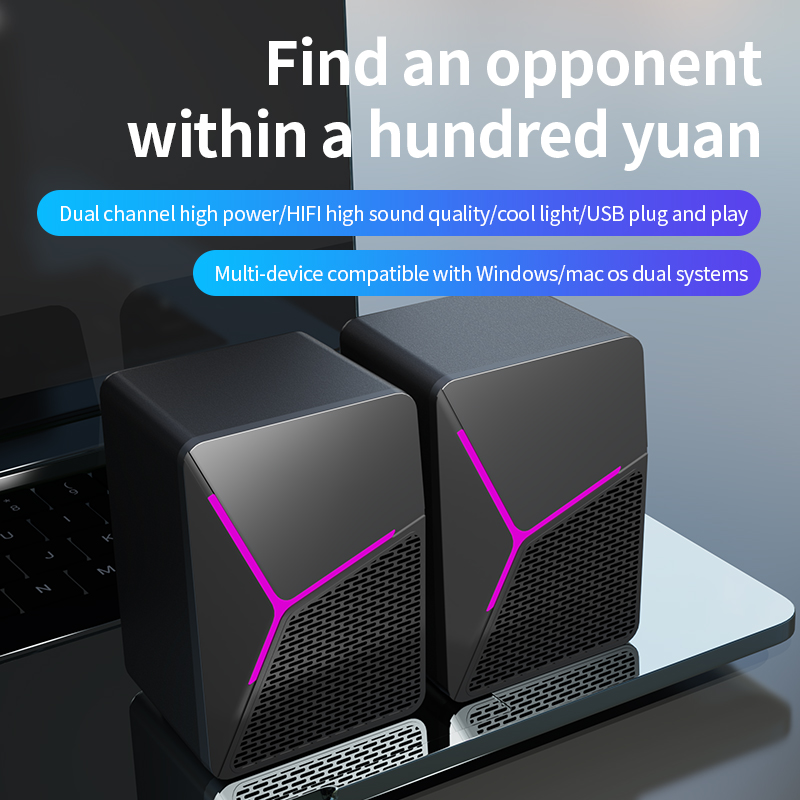 RGB Gaming Computer Speakers W - Rgb Computer Soundbar For Pc ulasan dan harga