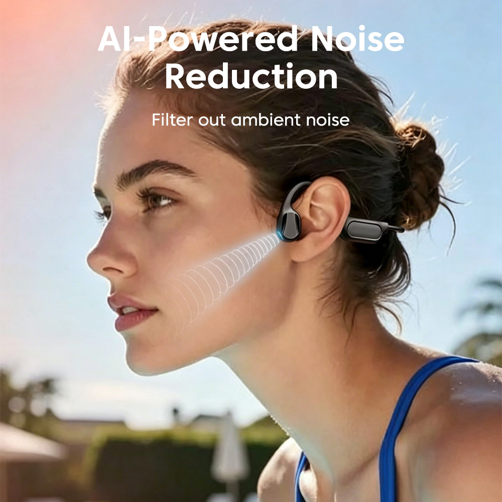 Bone-Conduction Sports Headpho - Anc Wireless Over Ear Headphones ulasan dan harga