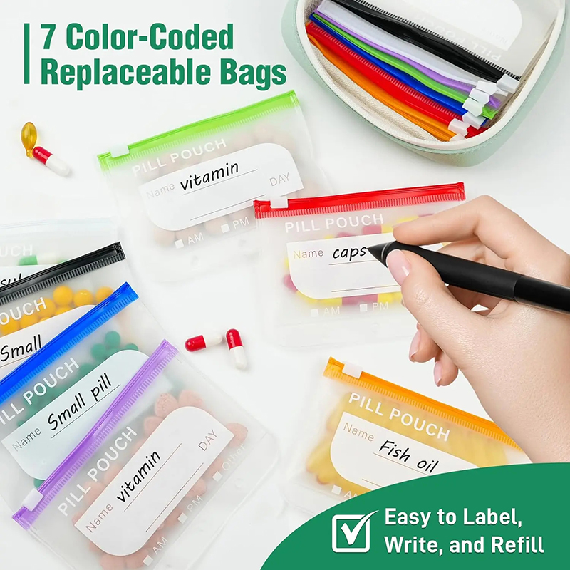 7/14 Pouch Weekly Pill Organiz - Laptops ulasan dan harga