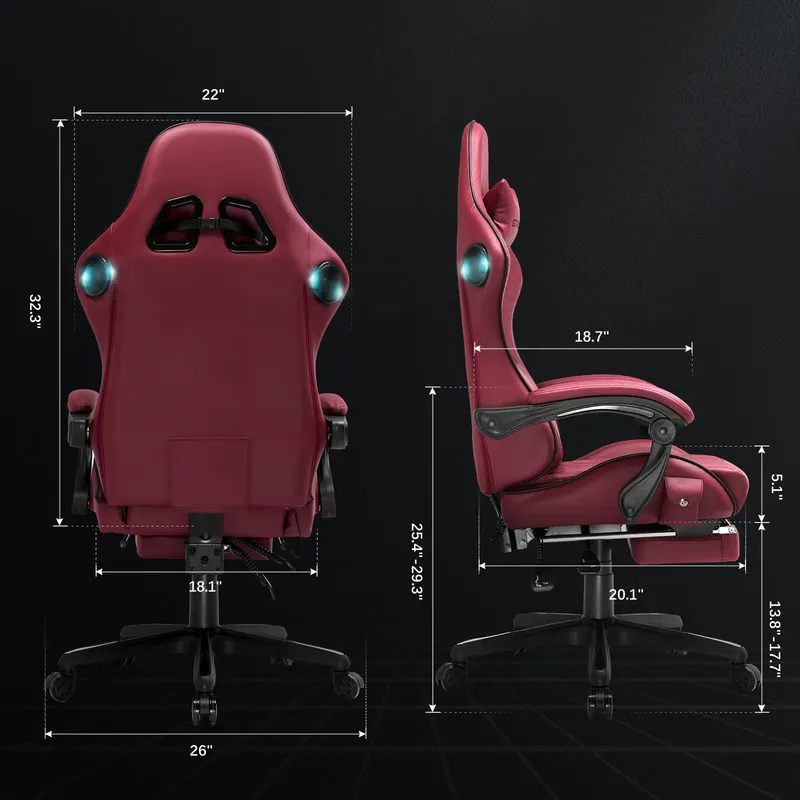 GTPLAYER Gaming Chair with Spe - Speakers ulasan dan harga