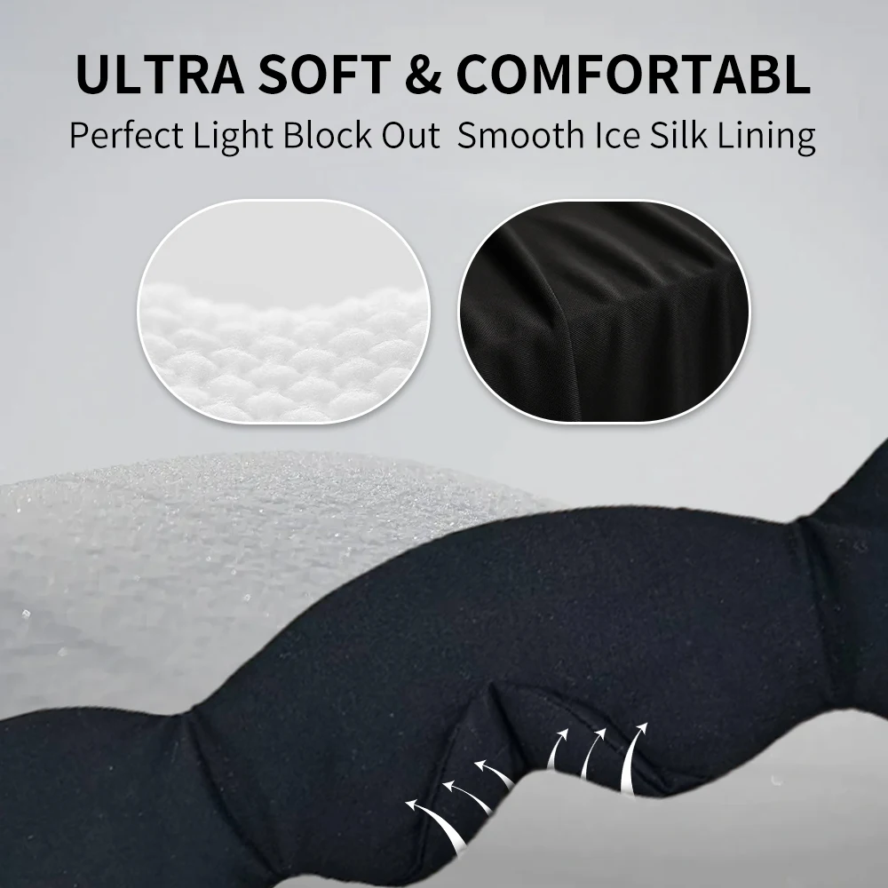 Bluetooth Eye Mask with Headph - Sleep Mask Headphones Bluetooth ulasan dan harga